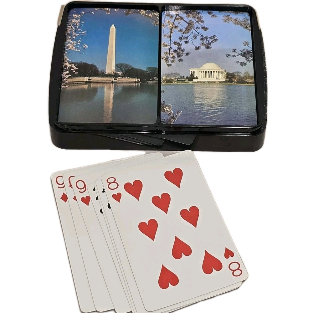 Vintage Congress Washington DC Bridge Cards Set 1970s GUC 🇺🇸🃏